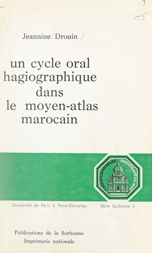 Un cycle oral hagiographique dans le Moyen-Atlas marocain