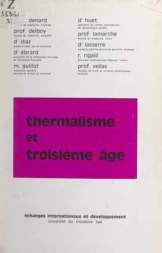 Thermalisme et troisième âge