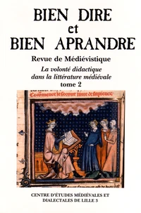 La volonté didactique dans la littérature médiévale