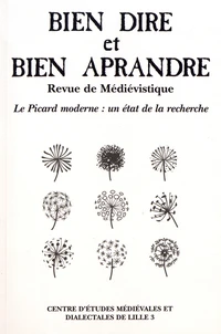 Le picard moderne : un état de la recherche