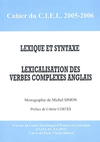 Lexique et syntaxe