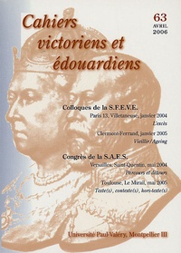 Annie Escuret - Cahiers victoriens et édouardiens N° 63, Avril 2006 : Colloques de la SFEVE et Congrès de la SAES.