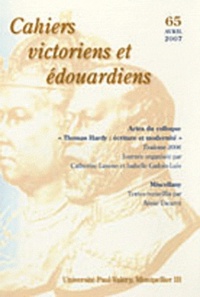 Catherine Lanone et Isabelle Gadoin-Luis - Cahiers victoriens et édouardiens N° 65, Avril 2007 : .