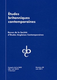 Christine Reynier - Etudes britanniques contemporaines N° 40, Juin 2011 : .