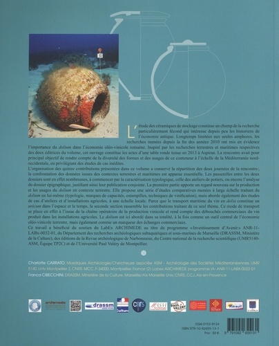 Revue archéologique de Narbonnaise Supplément 50 Nouvelles recherches sur les Dolia. L'exemple de la Méditerranée nord-occidentale à l'époque romaine (Ier s. av. J.-C.-IIIe s. ap. J.-C.)