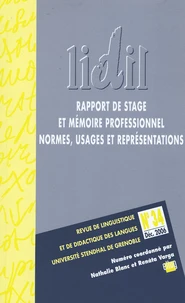 Rapport de stage et mémoire professionnel