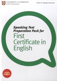  University of Cambridge - Speaking Test Preparation Pack for First Certificate in English. 1 DVD