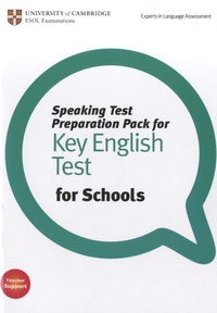  University of Cambridge - Speaking Test Preparation Pack for Key English Test  for Schools. 1 DVD