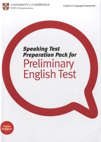  University of Cambridge - Speaking Test Preparation Pack for Preliminary English Test. 1 DVD