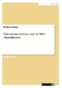 Unternehmensbewertung bei M&A Transaktionen.