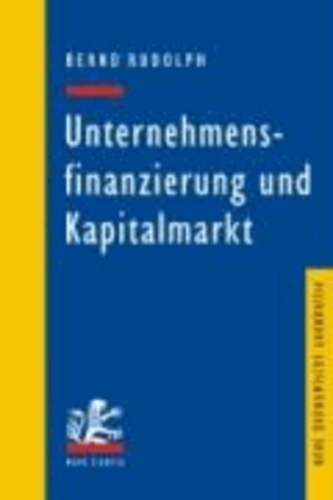 Unternehmensfinanzierung und Kapitalmarkt.