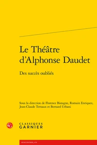 Le théâtre d'Alphonse Daudet