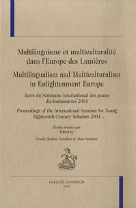 Multilinguisme et multiculturalité dans l'Europe des Lumières