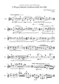 A Prayer-Sketch (without bell) for Olly