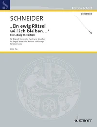 "Ein ewig Rätsel will ich bleiben..."