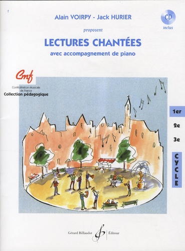 Alain Voirpy et Jack Hurier - Lectures chantées avec accompagnement de piano - 1er cycle. 1 CD audio