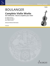 Lili Boulanger - Oeuvres complètes pour violon - Violin and piano.