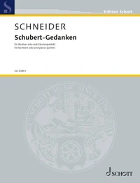 Schubert-Gedanken: Cycle based on lieder by Franz Schubert (1797-1828)