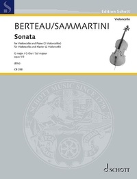 Martin Berteau et Giuseppe Sammartini - Sonata - Op. 1/3. cello and piano..