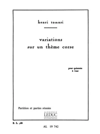 Variations sur un thème corse pour quintette à vent