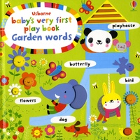  Usborne - Baby's Very First Play book Garden Words.