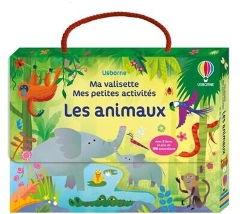  Usborne - Les animaux - Ma valisette - Mes petites activités.