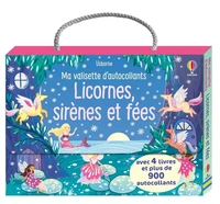 Ma valisette d'autocollants Licornes, sirènes et fées