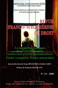 La régulation juridique de la communication (audiovisuel et télécommunications )