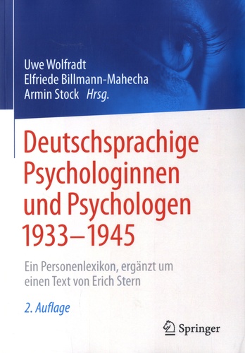 Deutschsprachige psychologinnen und psychologen 1933-1945