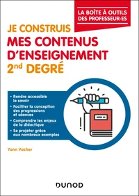 Je construis mes contenus d'enseignement