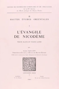 L'Evangile de Nicodème
