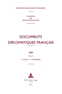 Documents diplomatiques français 1969