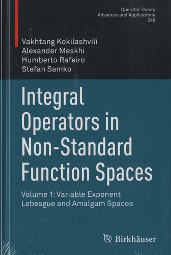 Integral Operators in Non-Standard Function Spaces. Volume 1: Variable Exponent Lebesgue and Amalgam Spaces