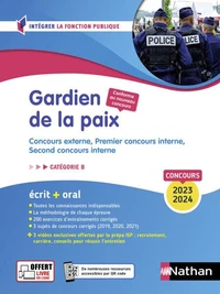 Concours Gardien de la paix Catégorie B