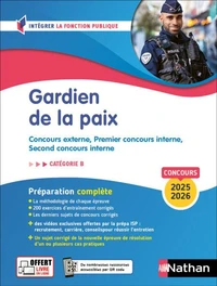 Gardien de la paix Catégorie B