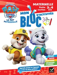 Mon bloc d'activités Pat' Patrouille Petite section