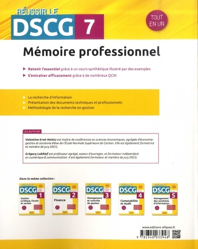 Mémoire professionnel DSCG 7. Tout en un
