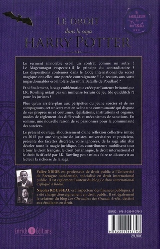 Le droit dans la saga Harry Potter