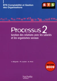 Processus 2 Gestion des relations avec les salariés et les organismes sociaux, BTS CGO