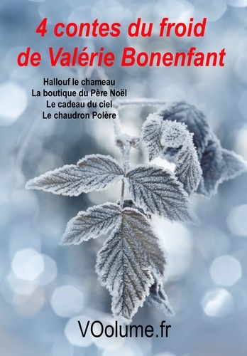 4 contes du froid de Valérie Bonenfant. Cadeau du ciel, Chaudron Polère, Hallouf le chameau, la boutique du Père Noël