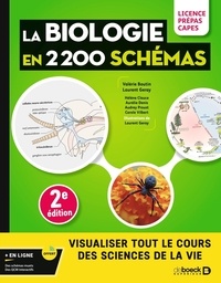 Valérie Boutin et Laurent Geray - La Biologie en 2200 schémas - Licence, prépas, Capes.