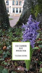 Valérie Dayre - Ce cahier est pour toi.