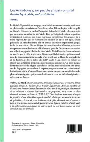 Les Annobonais, un peuple africain original (Guinée Equatoriale, XVIIIe-XXe siècles). Tome 2