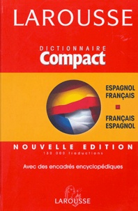 Valérie Katzaros et  Collectif - Dictionnaire compact Espagnol-Français Français-Espagnol.