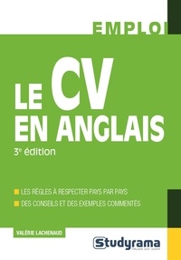 Valérie Lachenaud - Le CV en anglais.