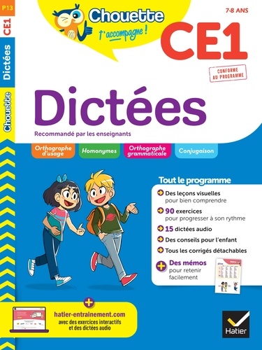 Valérie Marienval et Jean-Jacques Rodes - Dictées CE1.