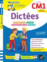 Dictées CM1 - Cahier de soutien nouveau programme