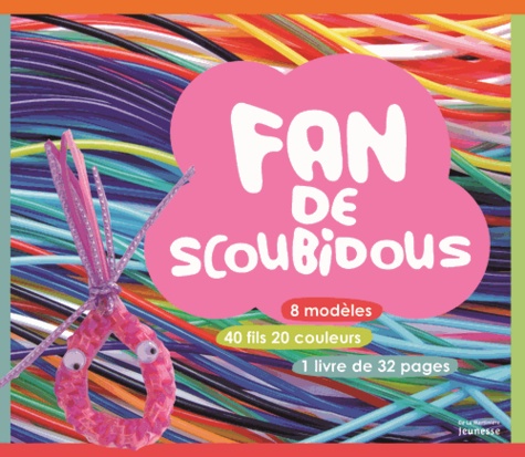 Valérie Paris - Fan de scoubidous - Inclus 1 grand anneau porte-clé, 39 fils à scoubidous, 2 paires d'yeux mobiles.