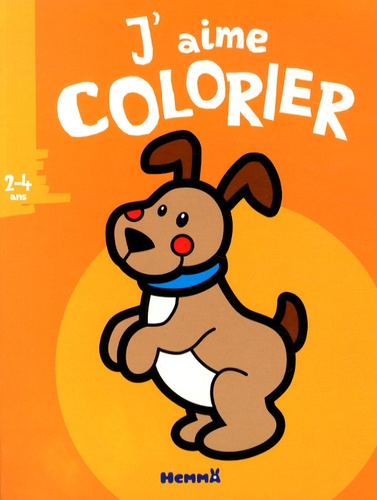 Valérie Pernot - J'aime colorier chien.