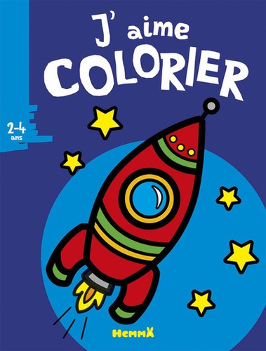 Valérie Pernot - J'aime colorier fusée.